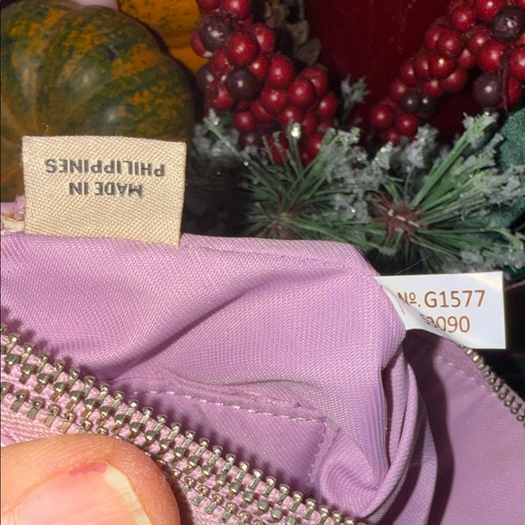 Coach double zip Light purple Leather Wristlet - Picture 9 of 14